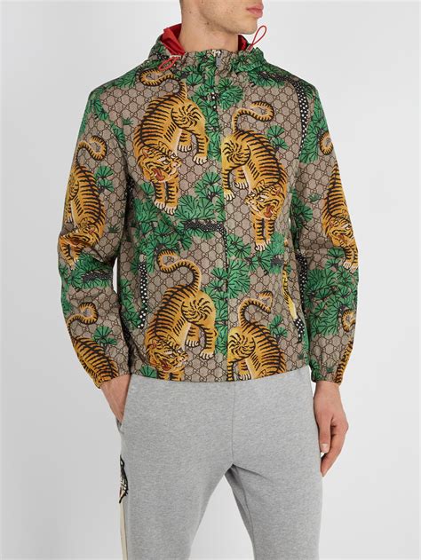 gucci bengal jacket for sale|Gucci Bengal Tiger Print Jacket in Green for Men .